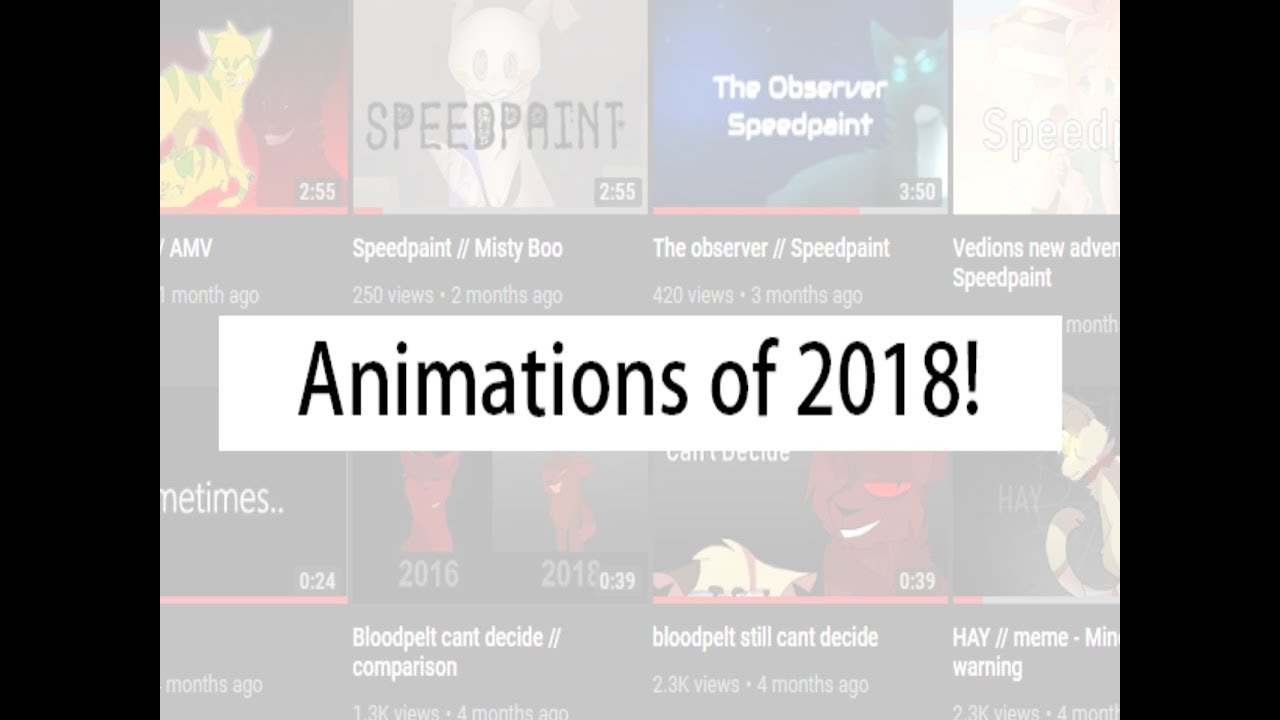 Animations of 2018