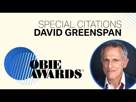 69th Obie Awards: David Greenspan Acceptance Speech thumbnail