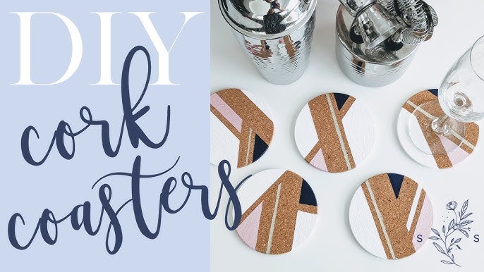 How to Cork & Add Backs to Coasters, Tutorial