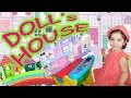 Игрушечный домик с Лейлой. Toy house with Leyla.  Doll House Review Toys set House