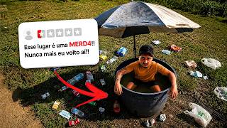 FIQUEI 24H NO PIOR RESORT DO MUNDO!😱🤮