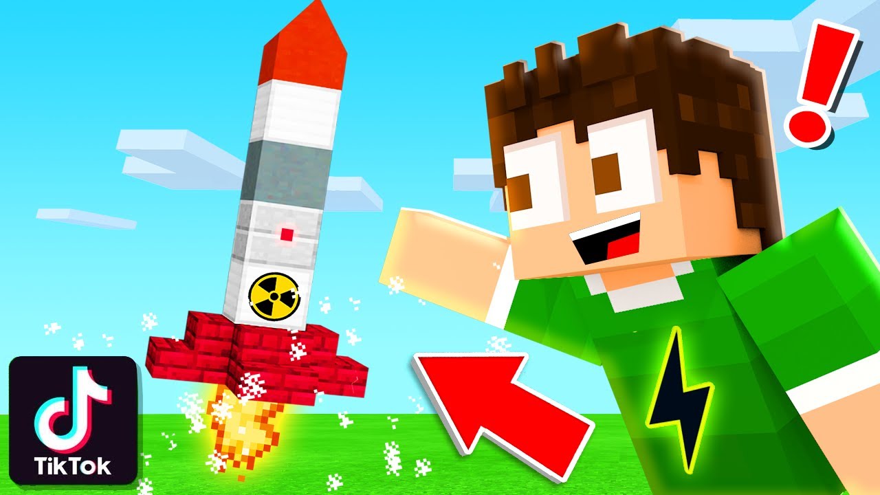TESTEI OS MELHORES TIKTOKS DE MINECRAFT !! - Minecraft TikTok #04