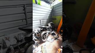 From Crash to Beast 😳🔥 | KTM RC 390 Modified #ktm #ktmrc390 #crash #shorts