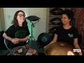 Handpan Challenge with @AmyNaylorMusic &amp; @RosieBergonzi