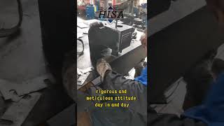 Famous #elevator A master craftsman who has worked for fifteen years is drilling holes in a steel plate. Profile