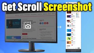 How to Get Scroll Screenshot in PC/Laptop | Take Long Screenshot