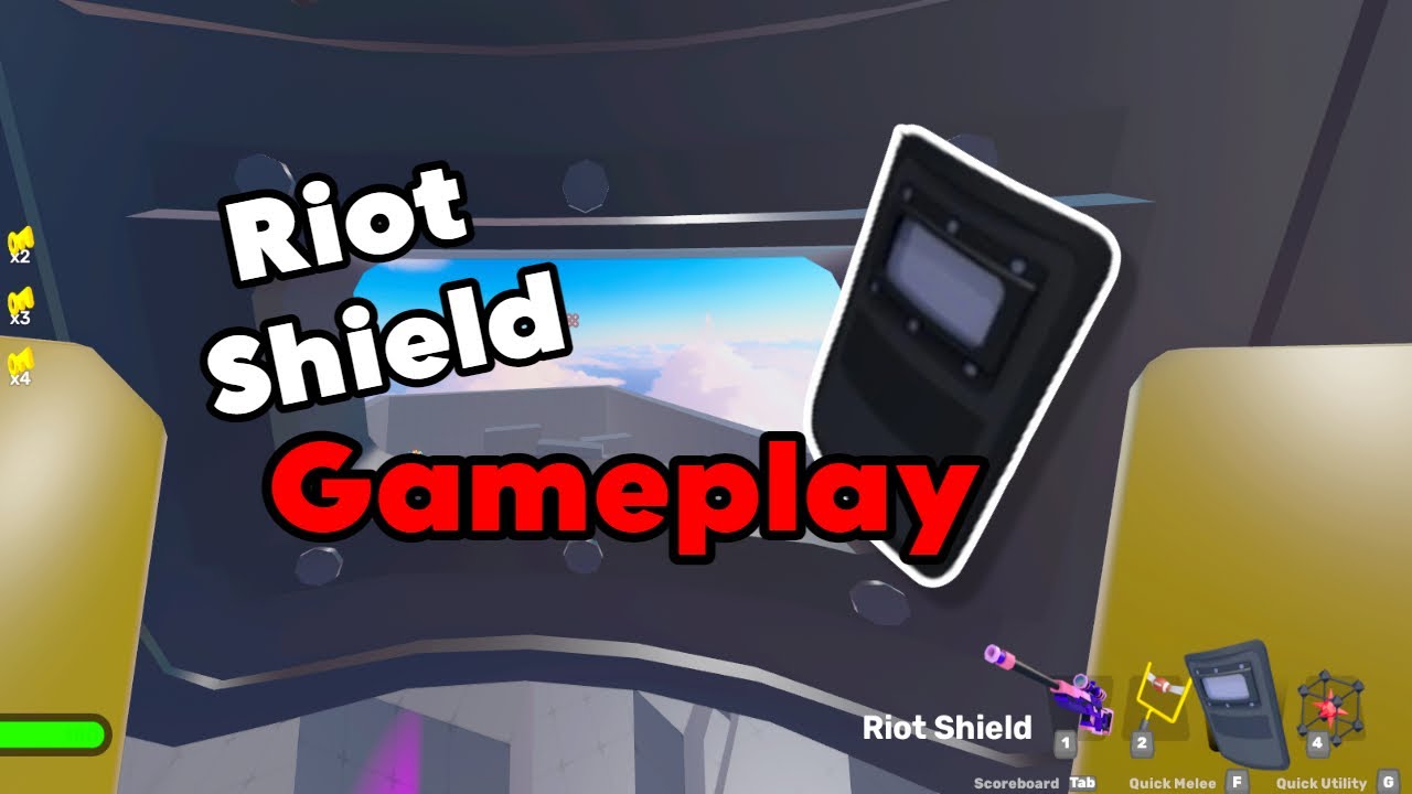 Katana Riot Sheild Rivals RIVALS Riot Shield Gameplay! - YouTube