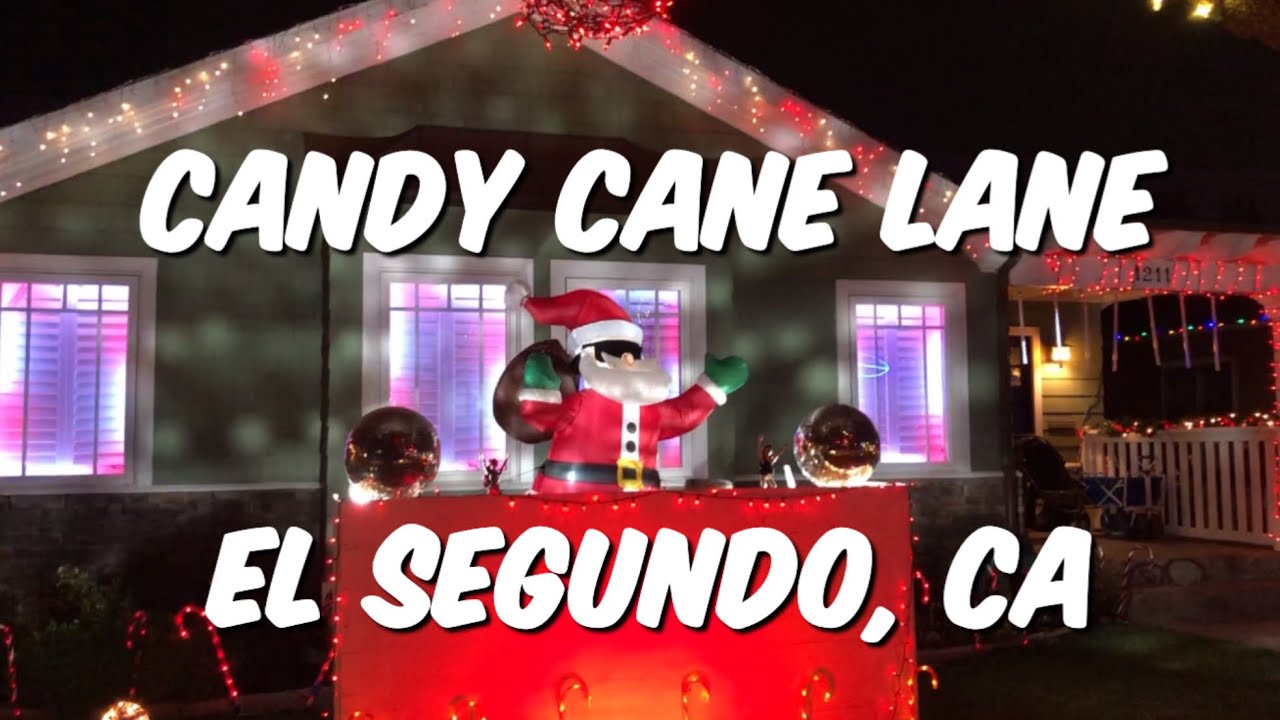 Candy Cane Lane in El Segundo, CA!