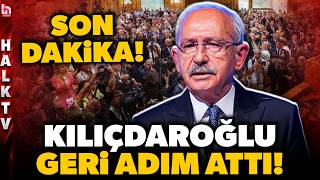 SON DAKİKA! KILIÇDAROĞLU BASKILARA DAYANAMAYIP GERİ ADIM ATTI! Grup toplantısına katılmayacak!