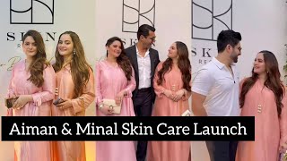 Aiman Khan & Minal Khan Skin Care Launch | Muneeb Butt | Ahsan Mohsin Ikram | Amal Muneeb