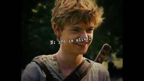 Maze runner x y/n part 18