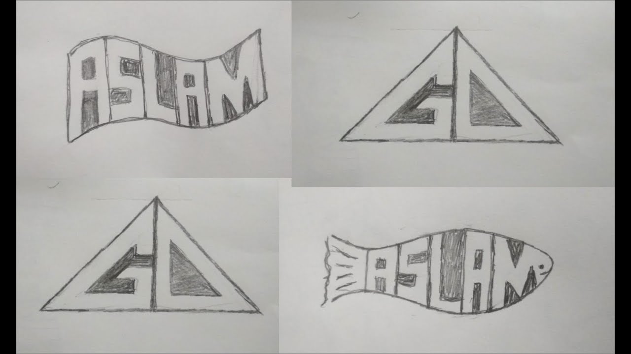 My simple logo design / sketch : r/drawing