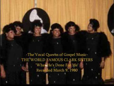 The Clark Sisters Unplugged - What He's Done For Me