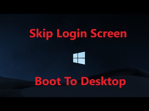 Skip Windows 10 Login Screen