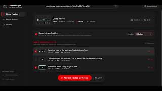 How to Turn a YouTube Playlist into One Video (Free & Open Source) — TubeMerger