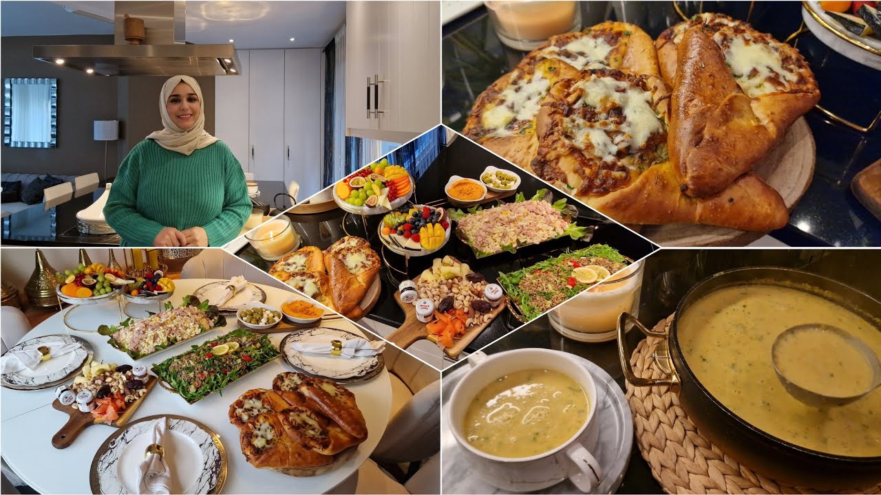 احتافضي بهم لشهر رمضان🥰 شوربة جديدة وسريعة 💯 ألذ فطائر بحشوة مختلفة ولذيذة 👍👍