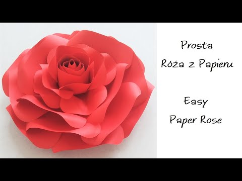 Wideo: Jak Zrobić Różę Origami