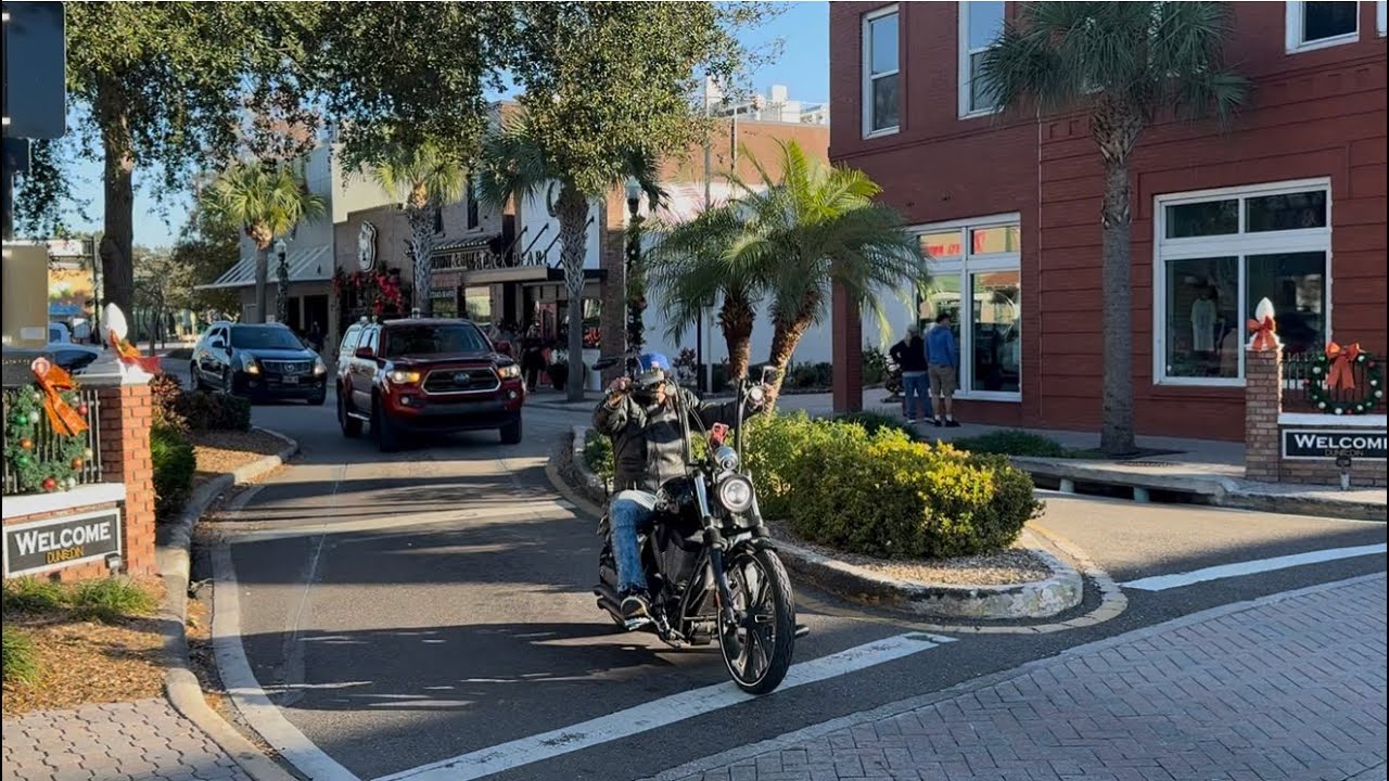 A Perfect Afternoon Walk: Dunedin Main Street, Florida