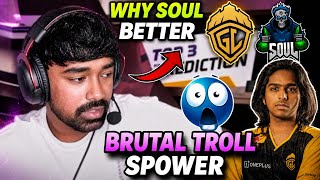 Neyoo Brutally Troll Spower 💀😨 Angry Reply Godlike Eliminate ⚠️ Full Angry on Krafton 🤬