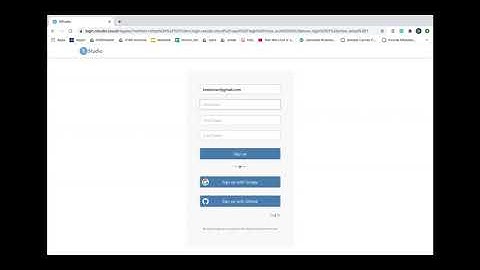 Creating an RStudio Cloud Account