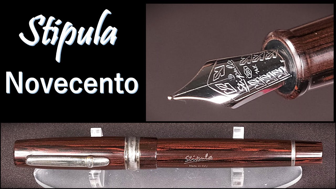 スティピュラ万年筆【ノヴェセント】14K ・字幅F：外観・構造・重量