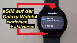 Tutorial: eSIM auf Samsung Galaxy Watch4 LTE aktivieren und einrichten (o2) | SeppelPower