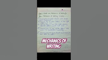 MECHANICS OF WRITING KYA HAI #viral #reelsindia #video #viralvideos #trending #youtube #india #reels