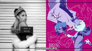 Greedy x Night Running - Ariana Grande \/ Shin Sakiura ft. AAAMYYY (Mashup)