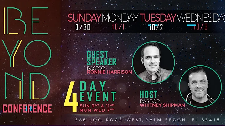 Winners Church Beyond 2018 Fall Conference Promo Video - Ronnie Harrison