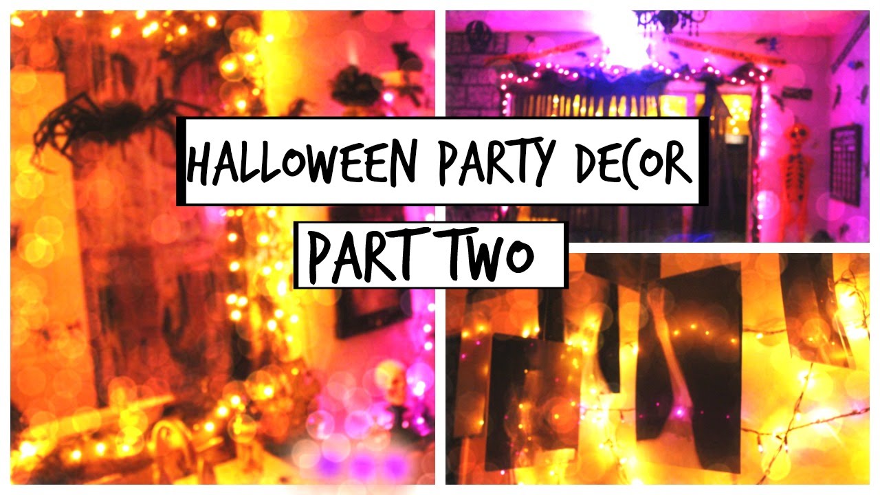 Halloween Happy//Halloween Party Decor Walk Through Pt. 2!