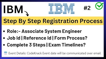 IBM Hiring 2023 | CodeKnack Step By Step Apply Process | 3 Steps | Reference No | Job Id?