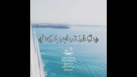 | حالة واتس اب 💙❤️ | تلاوة من سورة البقرة بصوت القارئ : سعيد مسعود العلوي - حفظه الله تعالى -