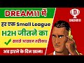 Dream11 में हर एक  Small League H2H जीतने का सबसे आसान तरीका। How to win Small league H2H in Dream11