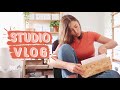 STUDIO VLOG ✷ How I Start On Making Cards + Chatty Packing