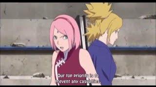 Sakura and Temari Helping People