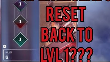 Apex Legends (Season 8) Reset to Level 1?!?!