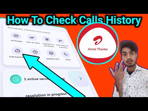 How To Check || Calls History || With || Airtel Thanks || App || All Transactions