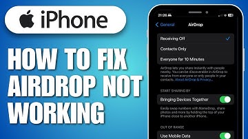 How To Fix Airdrop Not Working (2025)