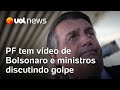 PF apreendeu com Cid vídeo de reunião em que Bolsonaro e ministros discutem 'dinâmica golpista'; image