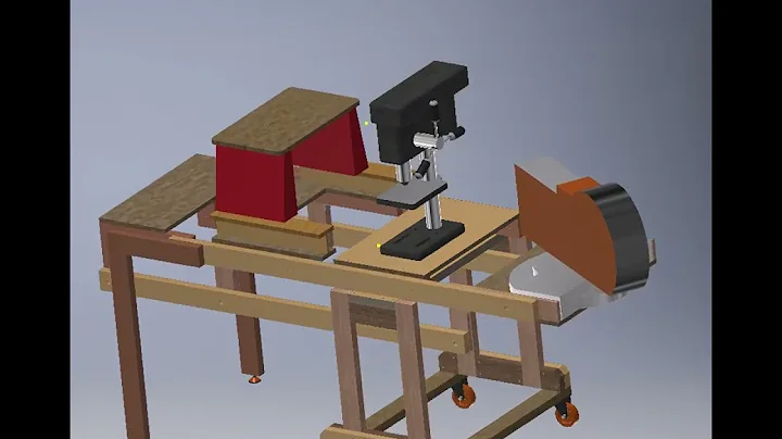 Transforming Storage Shelf / Workbench - Small Space Organization - My Addition of Legs