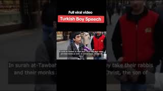 Turkish Boy Speaking About Tawhid Hakimiyyah (must watch) Resimi