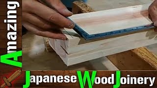 Amazing Japanese Woodworking Techniques, Fastest Hand-Cut Joinery Skills