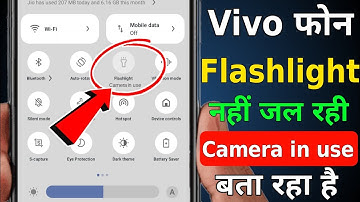 flashlight not working | Flashlight camera in use | Camara in use flashlight Problem