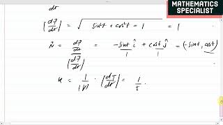 Exercise 13.4 | Question 9 -12 | Thomas Calculus 14th Edition |Find T,N,k for space curve |Carvatur