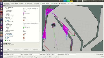 Example about teb_local_planner optimizing an oblique trajectory on a holonomic robot