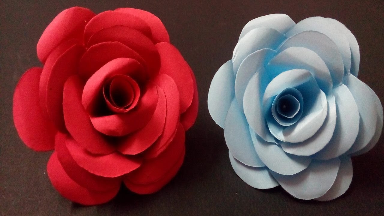 How to Make Realistic and Easy Paper Rose