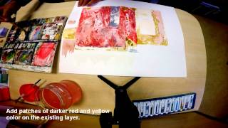 Creative Watercolor Workshop At Open Learning By Dr Zahari Hamidon