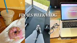 STUDY VLOG: finals week, sephora haul, gym, chitchat