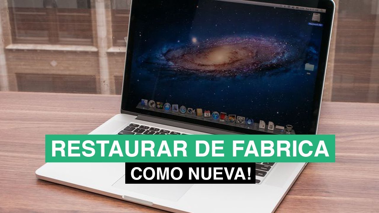 Restaurar mac de fabrica