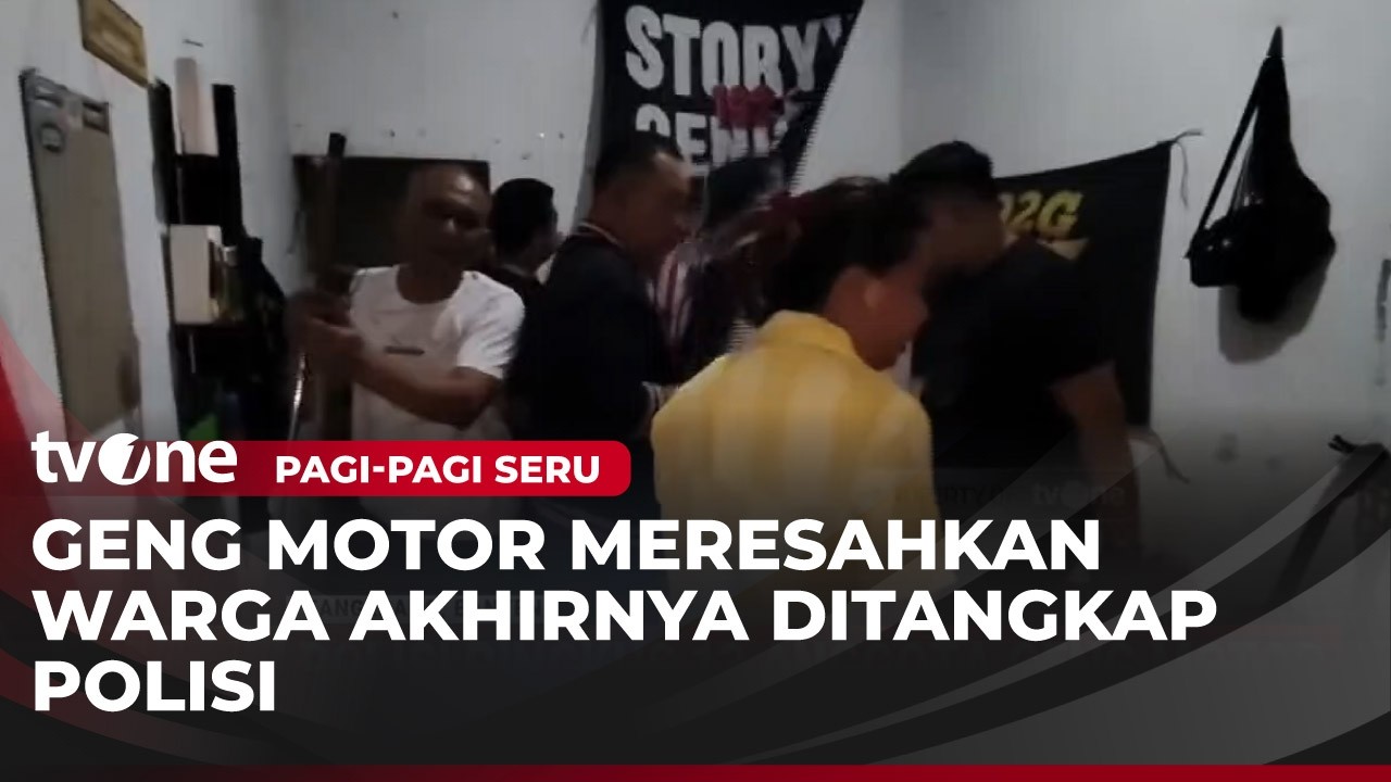 13 Anggota Geng Motor yang Kerap Resahkan Warga Ditangkap Polisi